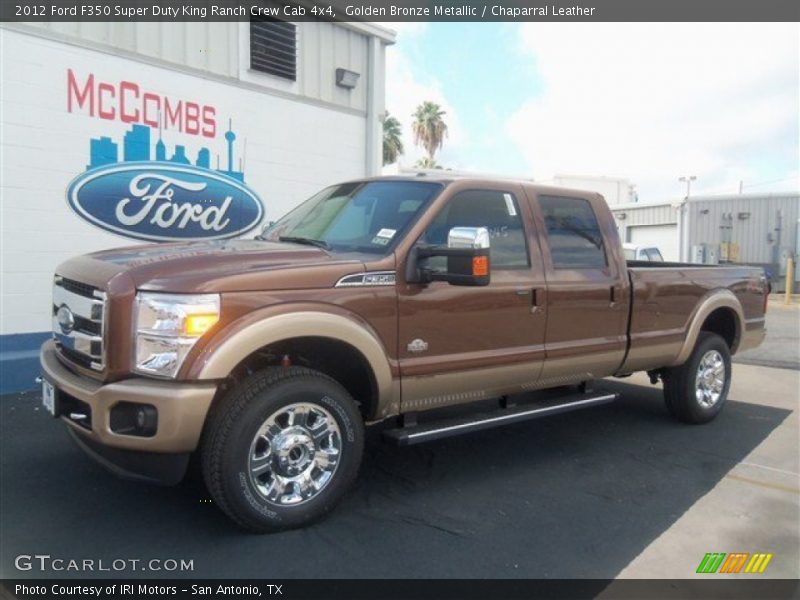 Golden Bronze Metallic / Chaparral Leather 2012 Ford F350 Super Duty King Ranch Crew Cab 4x4