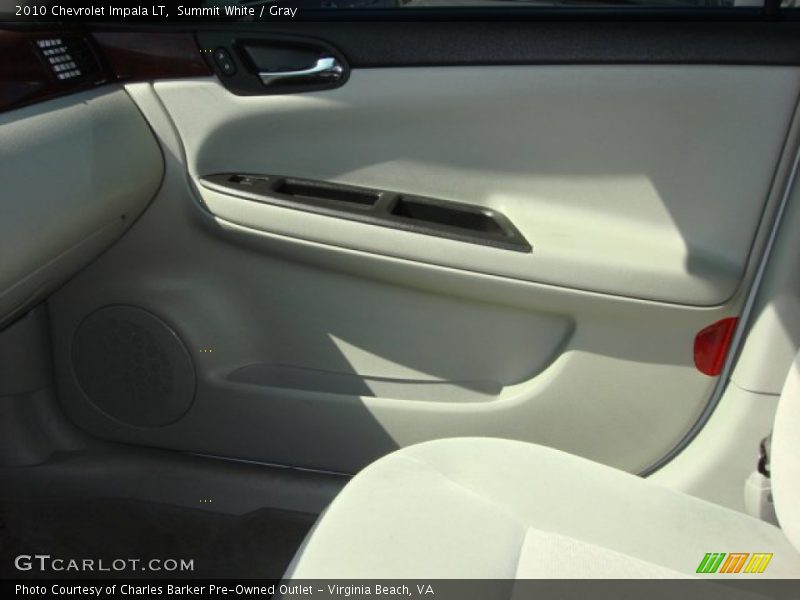 Summit White / Gray 2010 Chevrolet Impala LT