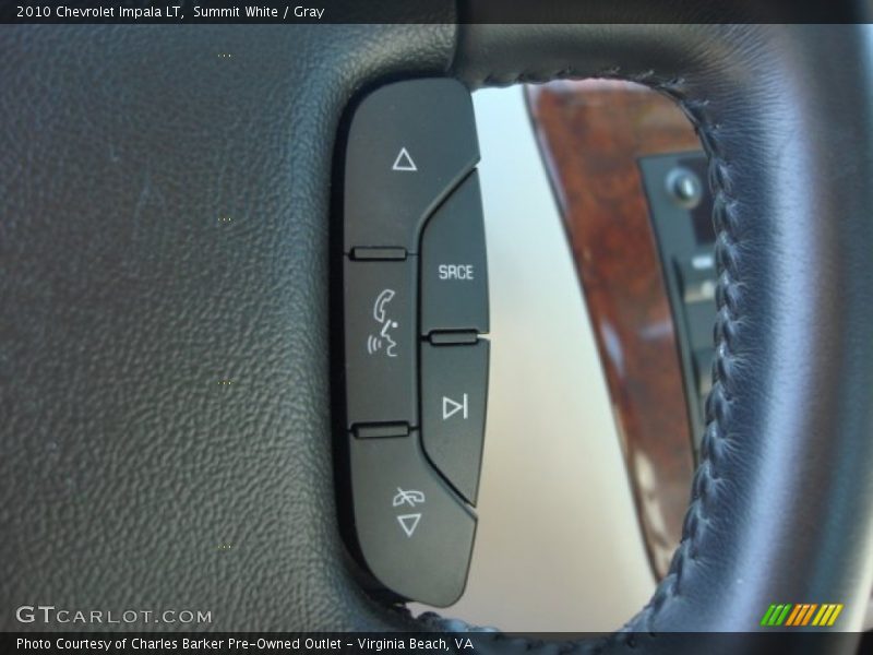Summit White / Gray 2010 Chevrolet Impala LT