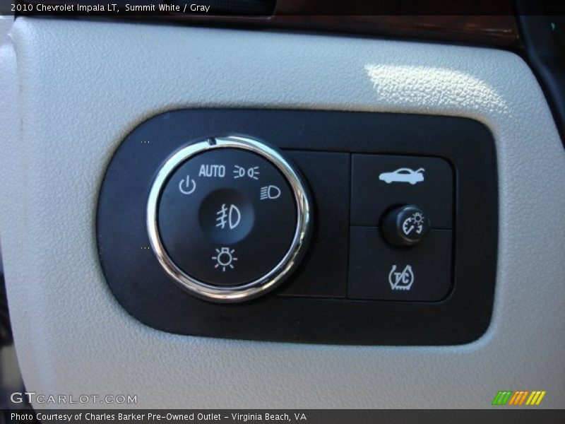 Summit White / Gray 2010 Chevrolet Impala LT