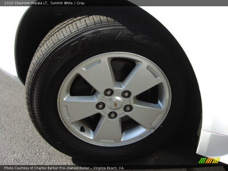 Summit White / Gray 2010 Chevrolet Impala LT