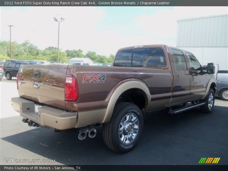Golden Bronze Metallic / Chaparral Leather 2012 Ford F350 Super Duty King Ranch Crew Cab 4x4