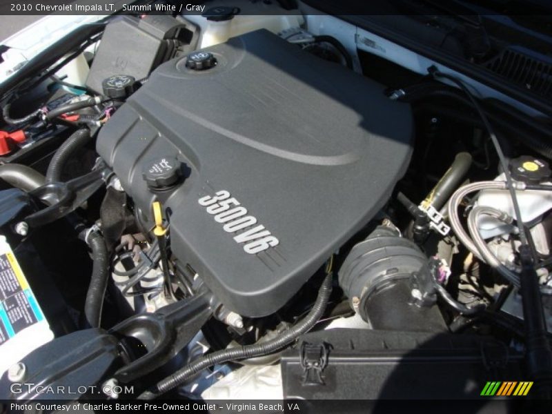 Summit White / Gray 2010 Chevrolet Impala LT
