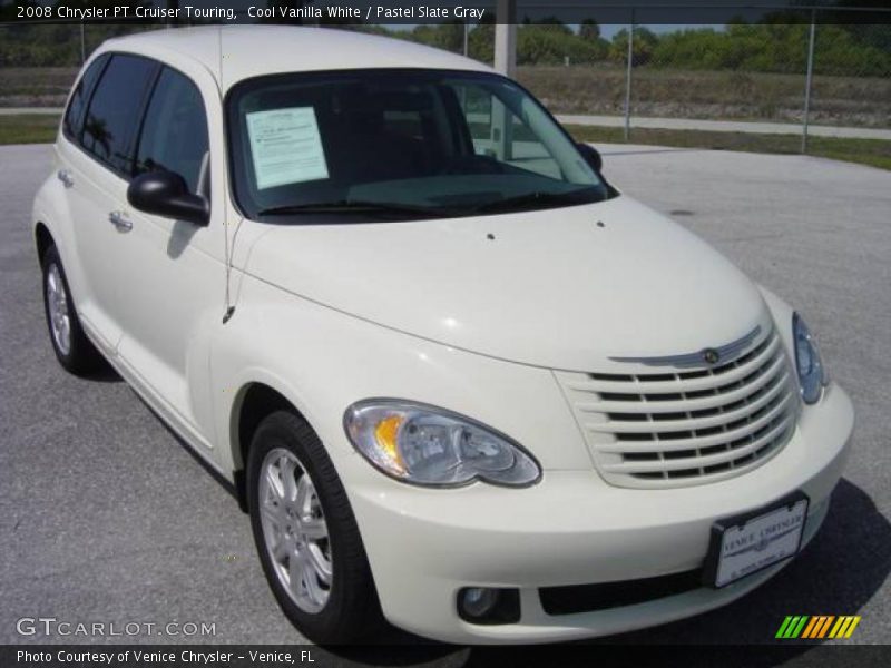 Cool Vanilla White / Pastel Slate Gray 2008 Chrysler PT Cruiser Touring