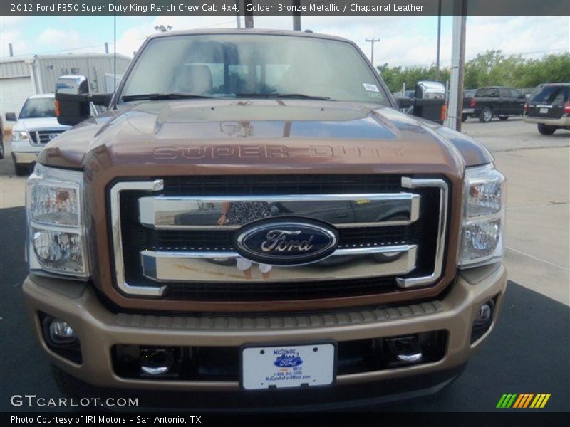 Golden Bronze Metallic / Chaparral Leather 2012 Ford F350 Super Duty King Ranch Crew Cab 4x4
