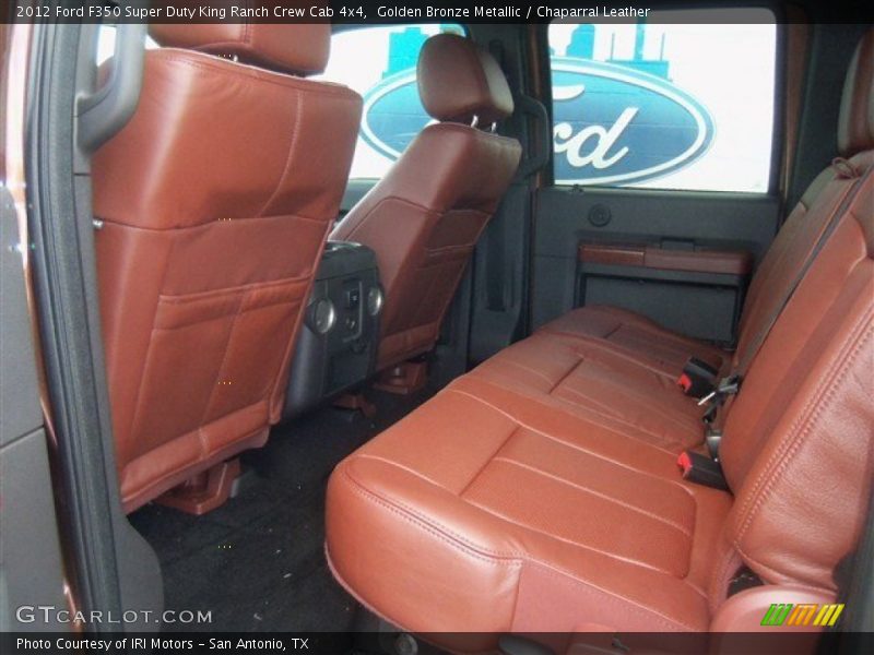 Rear Seat of 2012 F350 Super Duty King Ranch Crew Cab 4x4