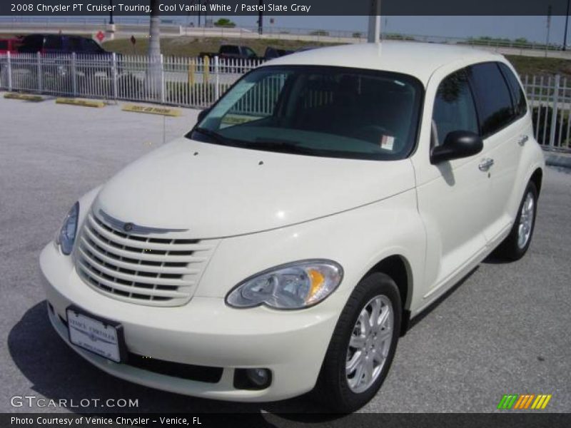 Cool Vanilla White / Pastel Slate Gray 2008 Chrysler PT Cruiser Touring