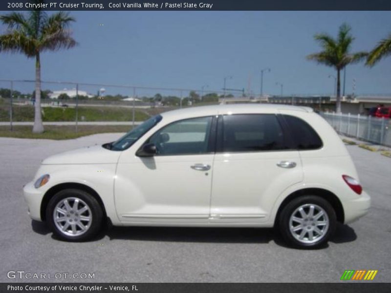 Cool Vanilla White / Pastel Slate Gray 2008 Chrysler PT Cruiser Touring