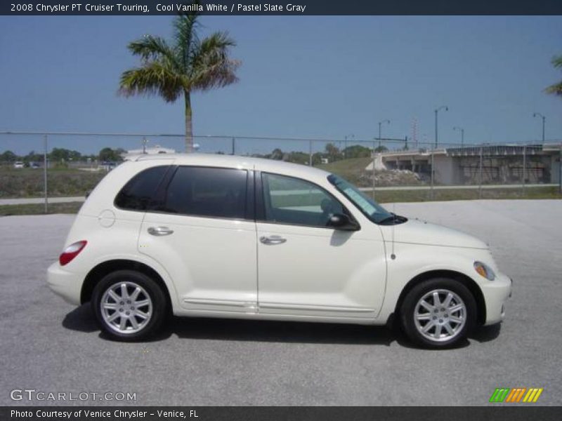 Cool Vanilla White / Pastel Slate Gray 2008 Chrysler PT Cruiser Touring