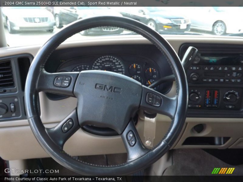 Sport Red Metallic / Neutral 2004 GMC Sierra 2500HD SLE Extended Cab