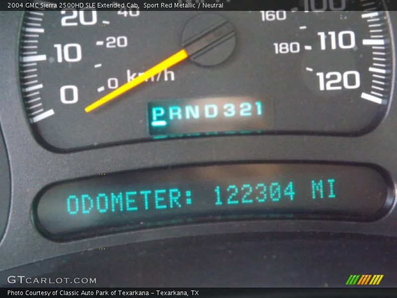 Sport Red Metallic / Neutral 2004 GMC Sierra 2500HD SLE Extended Cab