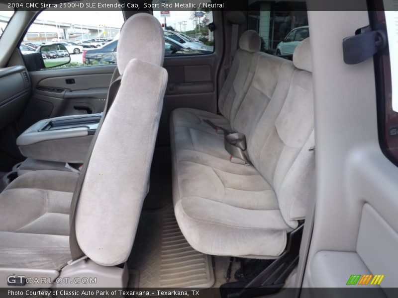 Sport Red Metallic / Neutral 2004 GMC Sierra 2500HD SLE Extended Cab