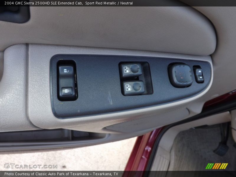 Sport Red Metallic / Neutral 2004 GMC Sierra 2500HD SLE Extended Cab