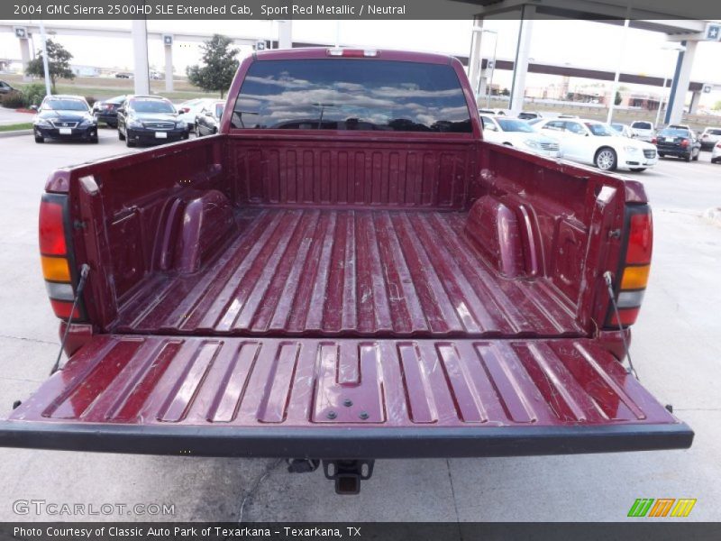 Sport Red Metallic / Neutral 2004 GMC Sierra 2500HD SLE Extended Cab