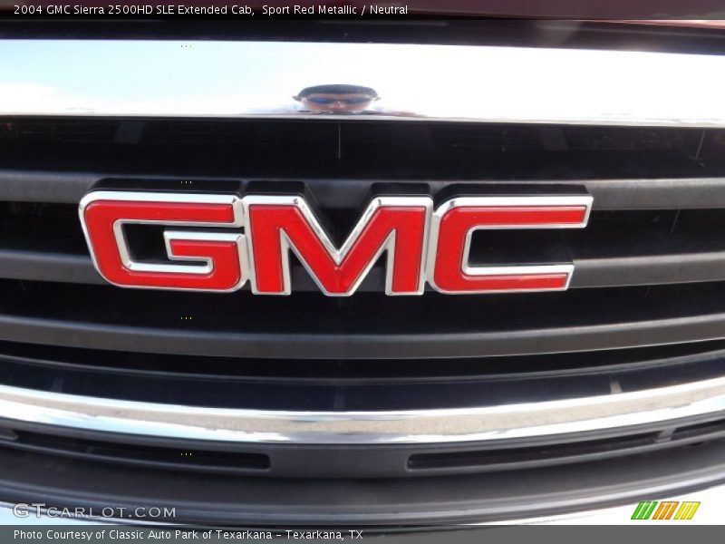 Sport Red Metallic / Neutral 2004 GMC Sierra 2500HD SLE Extended Cab