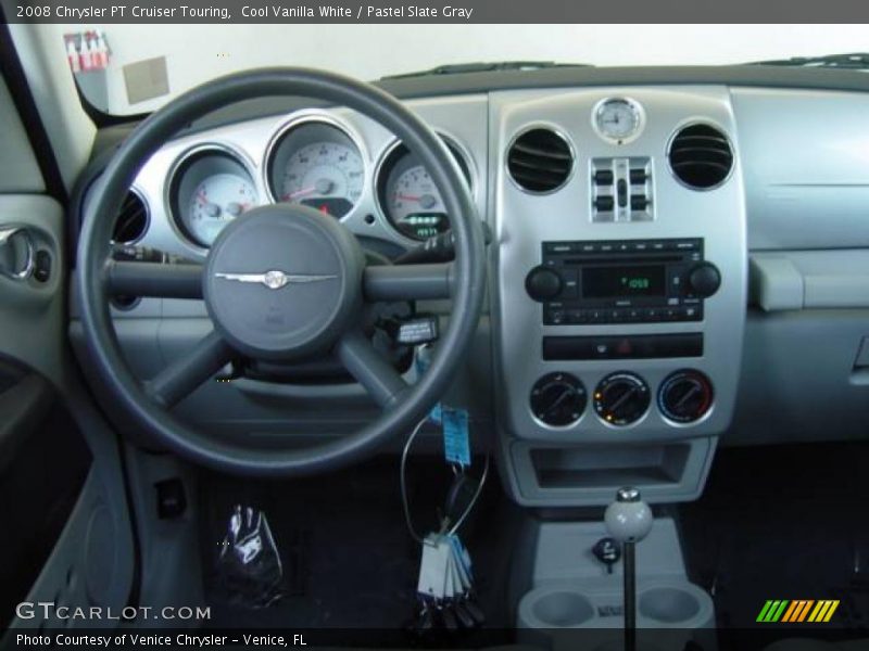 Cool Vanilla White / Pastel Slate Gray 2008 Chrysler PT Cruiser Touring