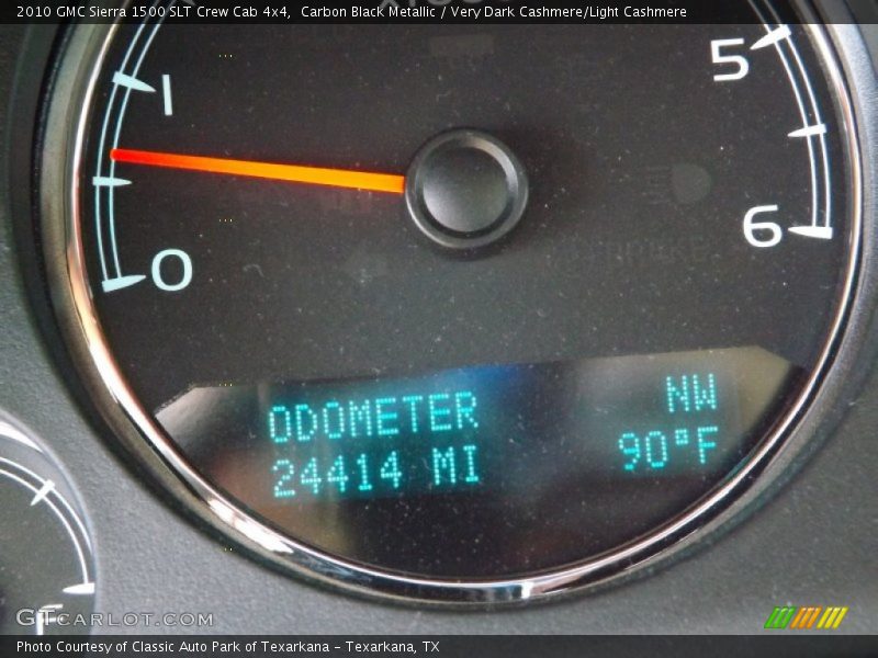 Carbon Black Metallic / Very Dark Cashmere/Light Cashmere 2010 GMC Sierra 1500 SLT Crew Cab 4x4