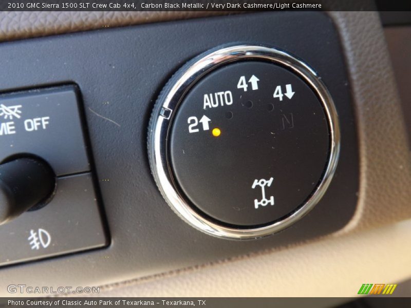 Carbon Black Metallic / Very Dark Cashmere/Light Cashmere 2010 GMC Sierra 1500 SLT Crew Cab 4x4