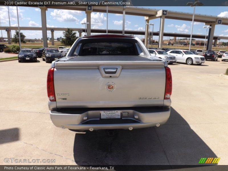 Silver Lining / Cashmere/Cocoa 2010 Cadillac Escalade EXT Premium AWD