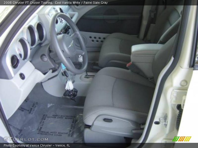 Cool Vanilla White / Pastel Slate Gray 2008 Chrysler PT Cruiser Touring