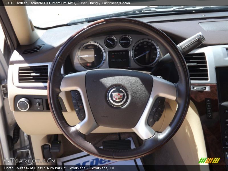 Silver Lining / Cashmere/Cocoa 2010 Cadillac Escalade EXT Premium AWD