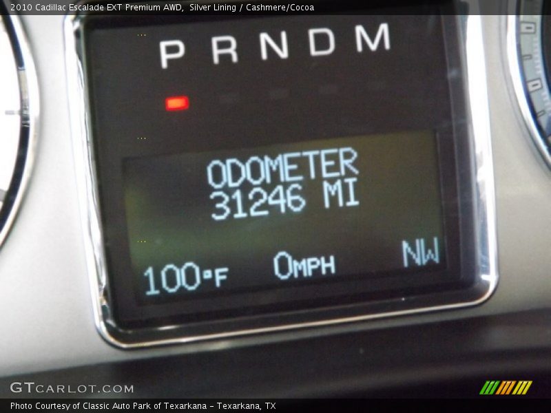Silver Lining / Cashmere/Cocoa 2010 Cadillac Escalade EXT Premium AWD