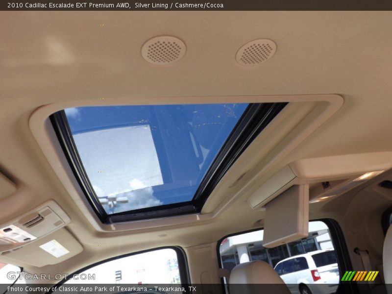Silver Lining / Cashmere/Cocoa 2010 Cadillac Escalade EXT Premium AWD
