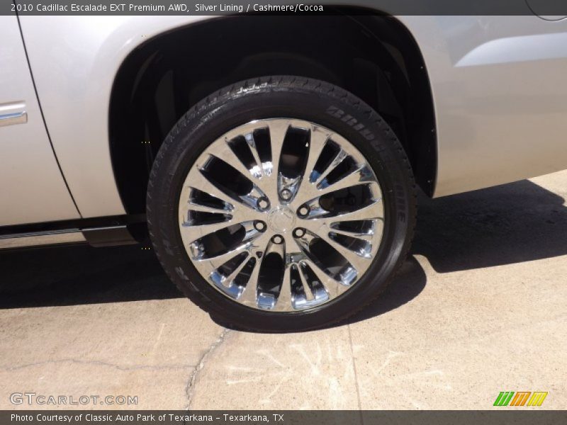 Silver Lining / Cashmere/Cocoa 2010 Cadillac Escalade EXT Premium AWD