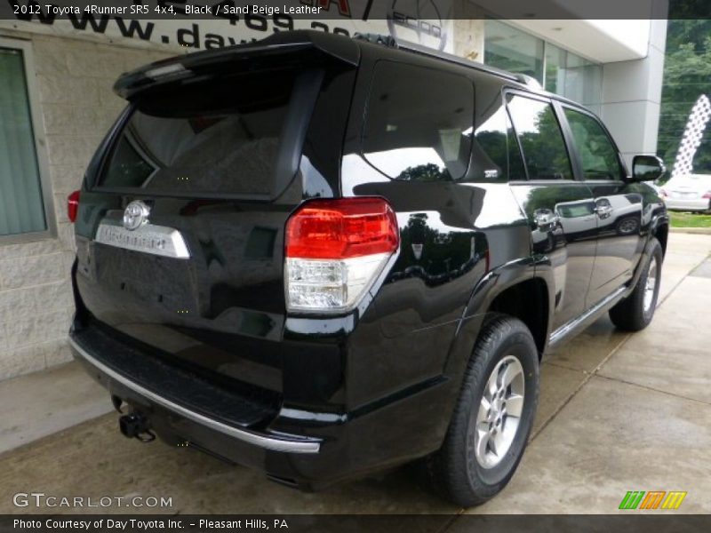 Black / Sand Beige Leather 2012 Toyota 4Runner SR5 4x4