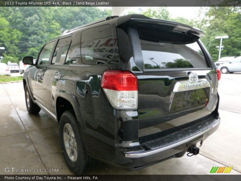 Black / Sand Beige Leather 2012 Toyota 4Runner SR5 4x4