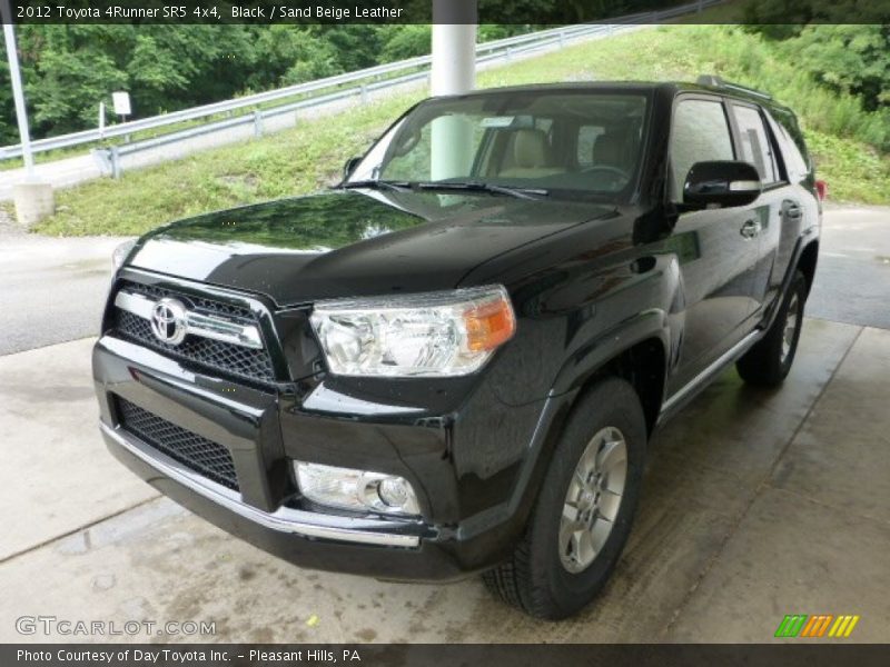 Black / Sand Beige Leather 2012 Toyota 4Runner SR5 4x4