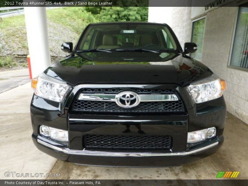 Black / Sand Beige Leather 2012 Toyota 4Runner SR5 4x4