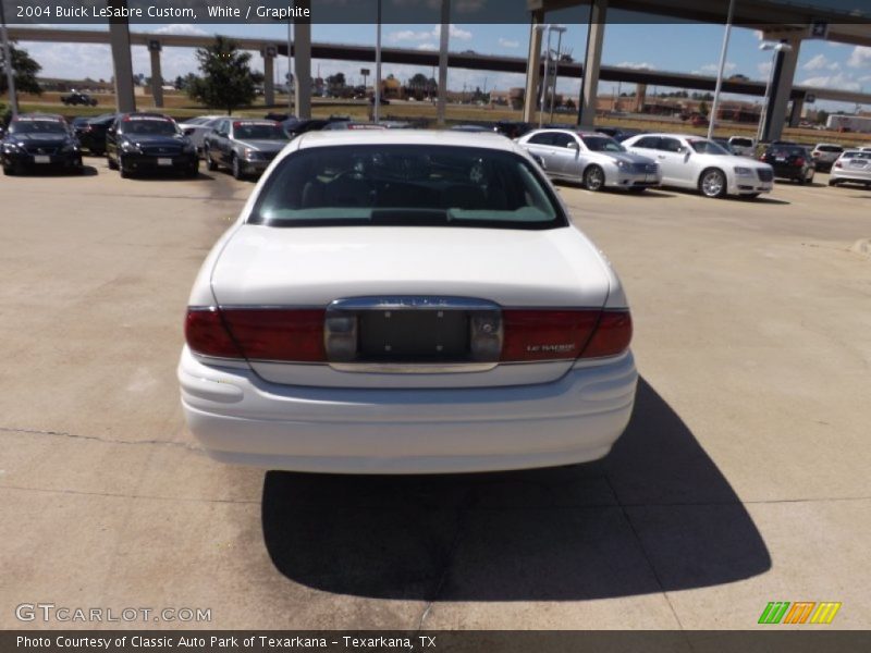 White / Graphite 2004 Buick LeSabre Custom