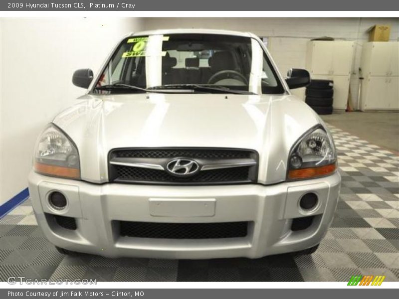 Platinum / Gray 2009 Hyundai Tucson GLS