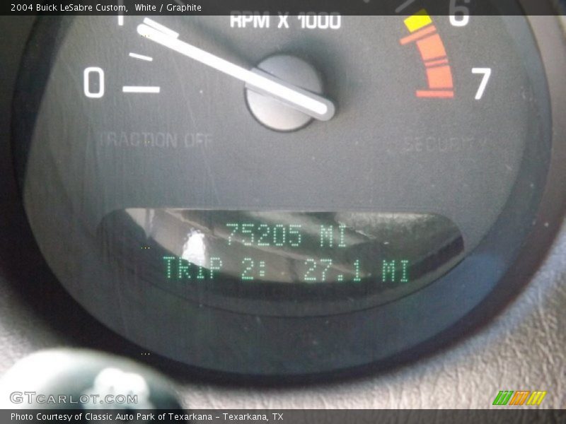 White / Graphite 2004 Buick LeSabre Custom