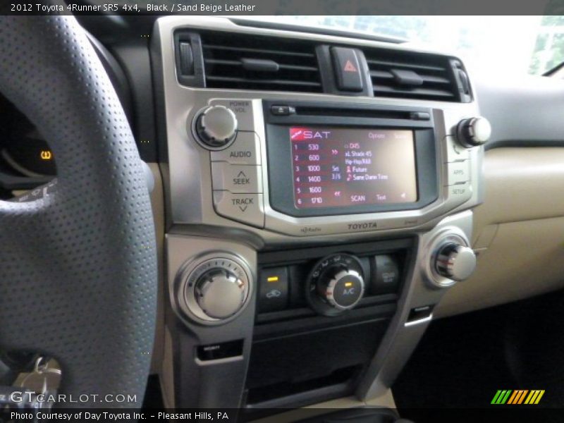 Black / Sand Beige Leather 2012 Toyota 4Runner SR5 4x4