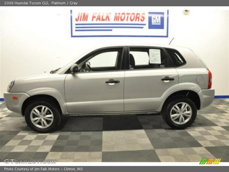 Platinum / Gray 2009 Hyundai Tucson GLS