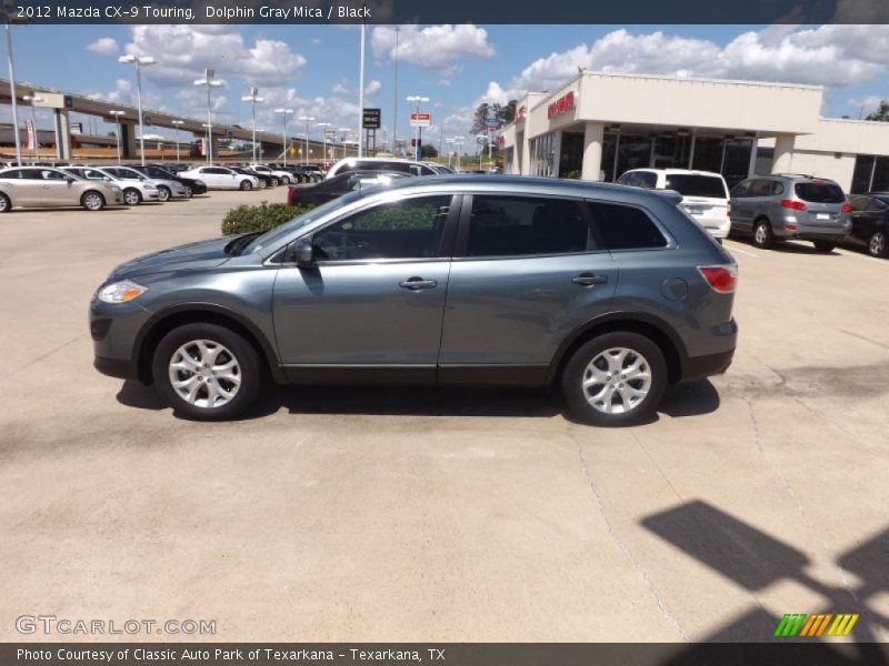 Dolphin Gray Mica / Black 2012 Mazda CX-9 Touring