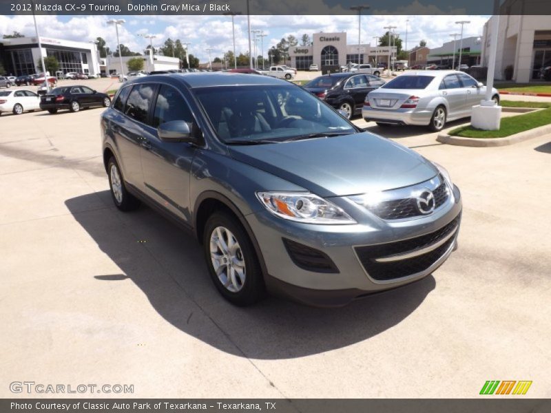Dolphin Gray Mica / Black 2012 Mazda CX-9 Touring