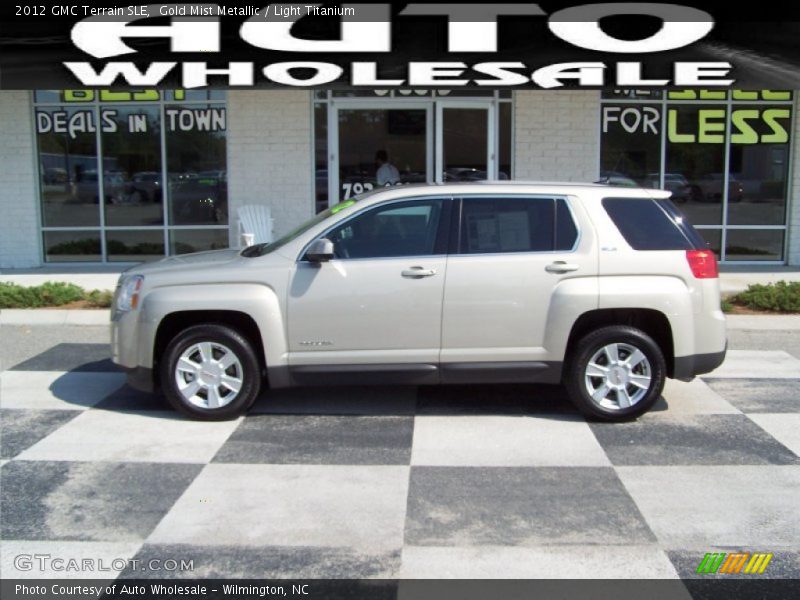 Gold Mist Metallic / Light Titanium 2012 GMC Terrain SLE