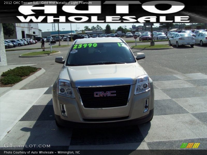 Gold Mist Metallic / Light Titanium 2012 GMC Terrain SLE
