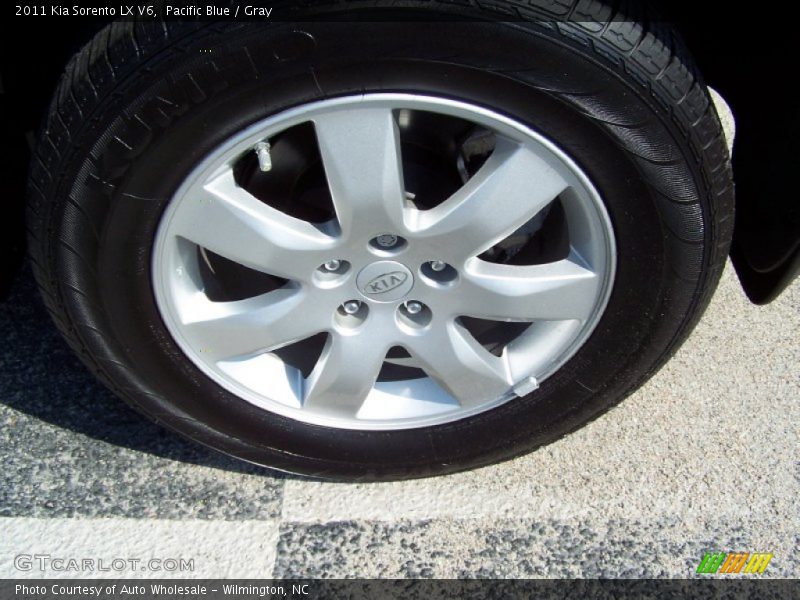 Pacific Blue / Gray 2011 Kia Sorento LX V6