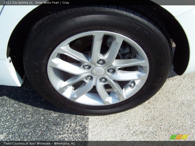 Snow White Pearl / Gray 2012 Kia Optima LX