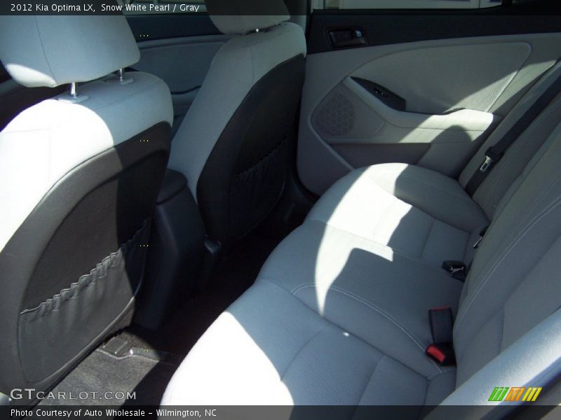 Snow White Pearl / Gray 2012 Kia Optima LX