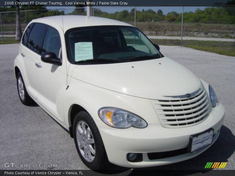Cool Vanilla White / Pastel Slate Gray 2008 Chrysler PT Cruiser Touring