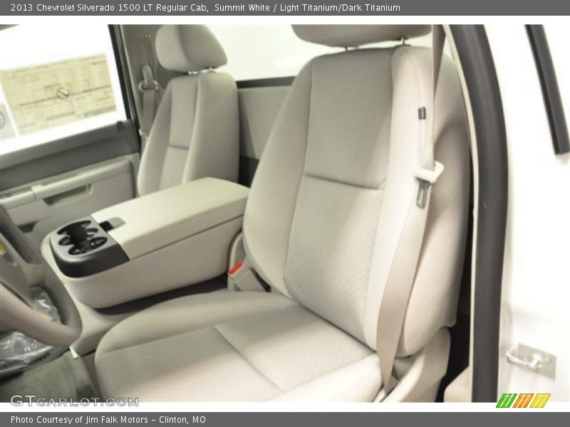 Summit White / Light Titanium/Dark Titanium 2013 Chevrolet Silverado 1500 LT Regular Cab