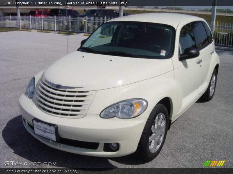 Cool Vanilla White / Pastel Slate Gray 2008 Chrysler PT Cruiser Touring