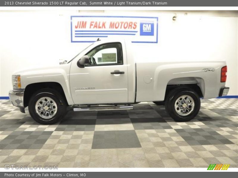 Summit White / Light Titanium/Dark Titanium 2013 Chevrolet Silverado 1500 LT Regular Cab