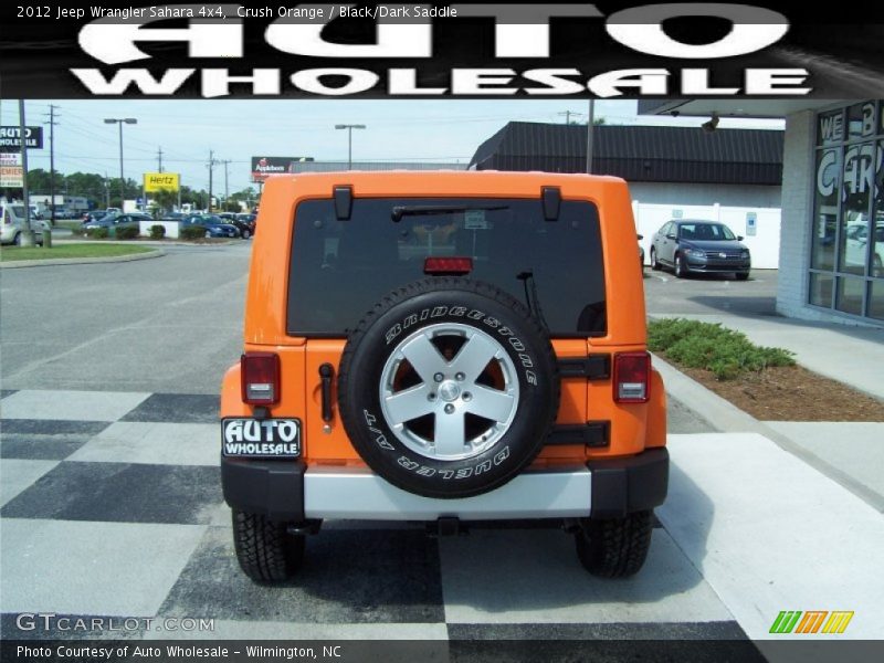 Crush Orange / Black/Dark Saddle 2012 Jeep Wrangler Sahara 4x4