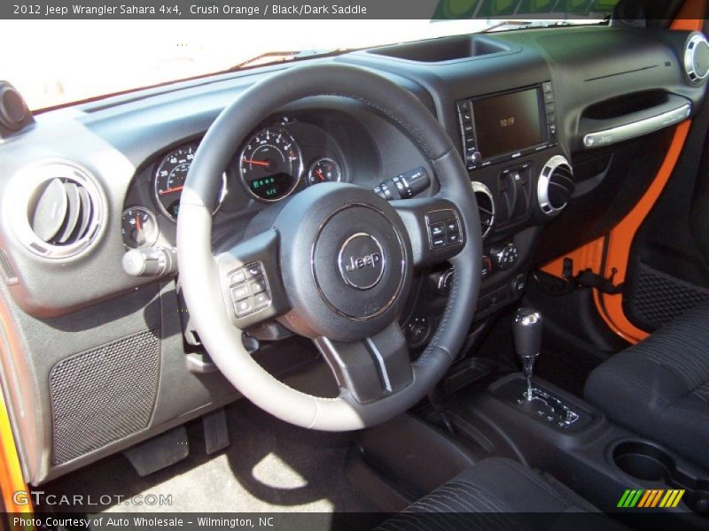 Crush Orange / Black/Dark Saddle 2012 Jeep Wrangler Sahara 4x4